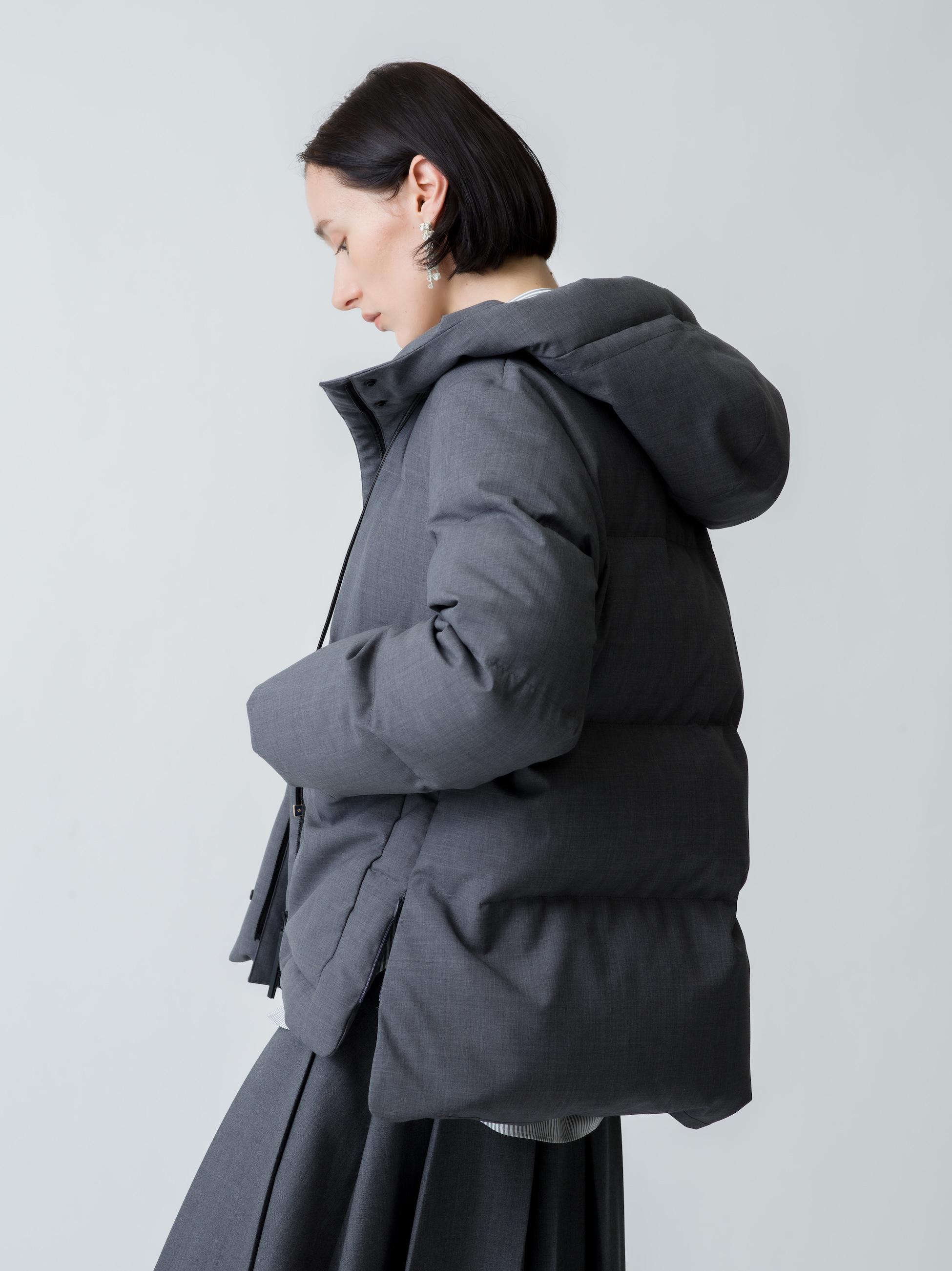 ebure エブール イージーコットン ショート丈 ギャザージャケット 2024 FW25_COAT COLLECTION | ebure(エブール)